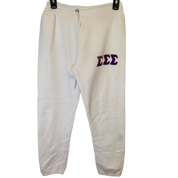 Vintage Sigma Sigma Sigma Fraternity Sweatpants - Picture 1 of 3